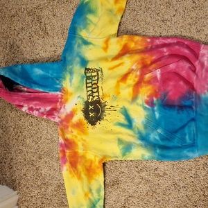 tye-dye sweatshirt